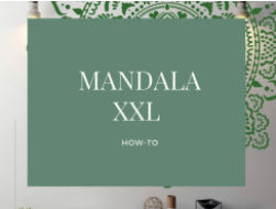 hoe breng je grote mandala sjablonen aan met maisonmansion